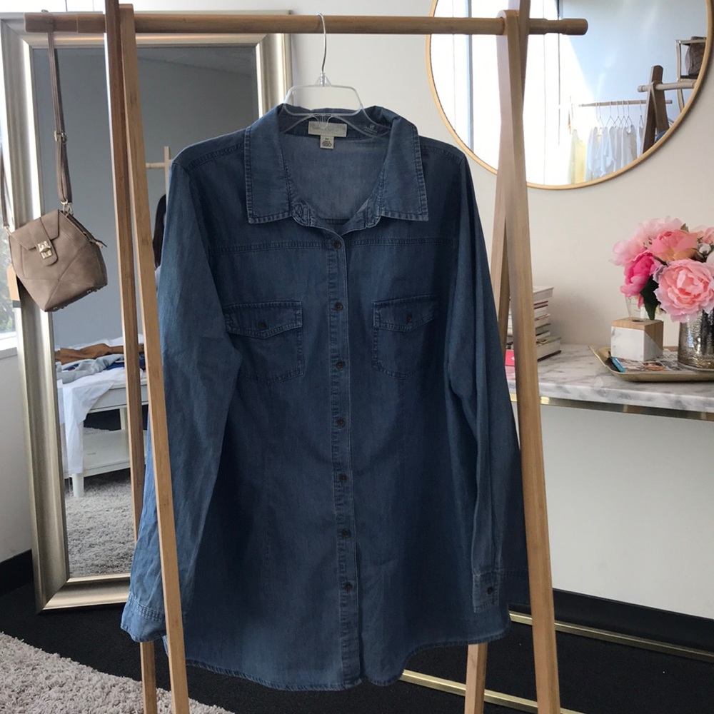 F21 Denim Shirt